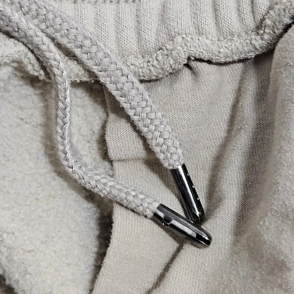 The‎ North Face Cargo Sweatpants Mens Large Tan Beige Fleece Joggers NF0A5GEM
